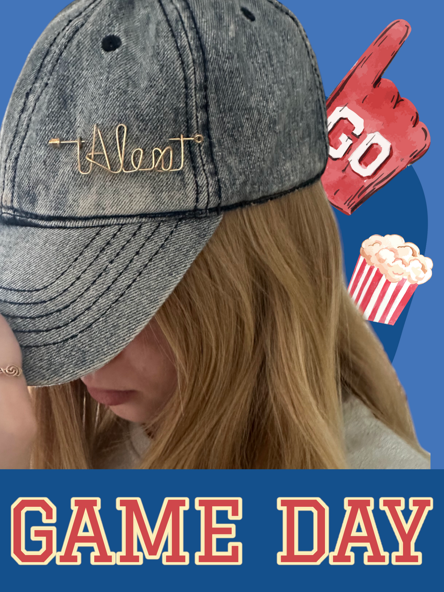 Personalized Hat Pin -Name Pin, Sports Pin - Boyfriend Girlfriend Name Personalized Any Name Club or Nickname