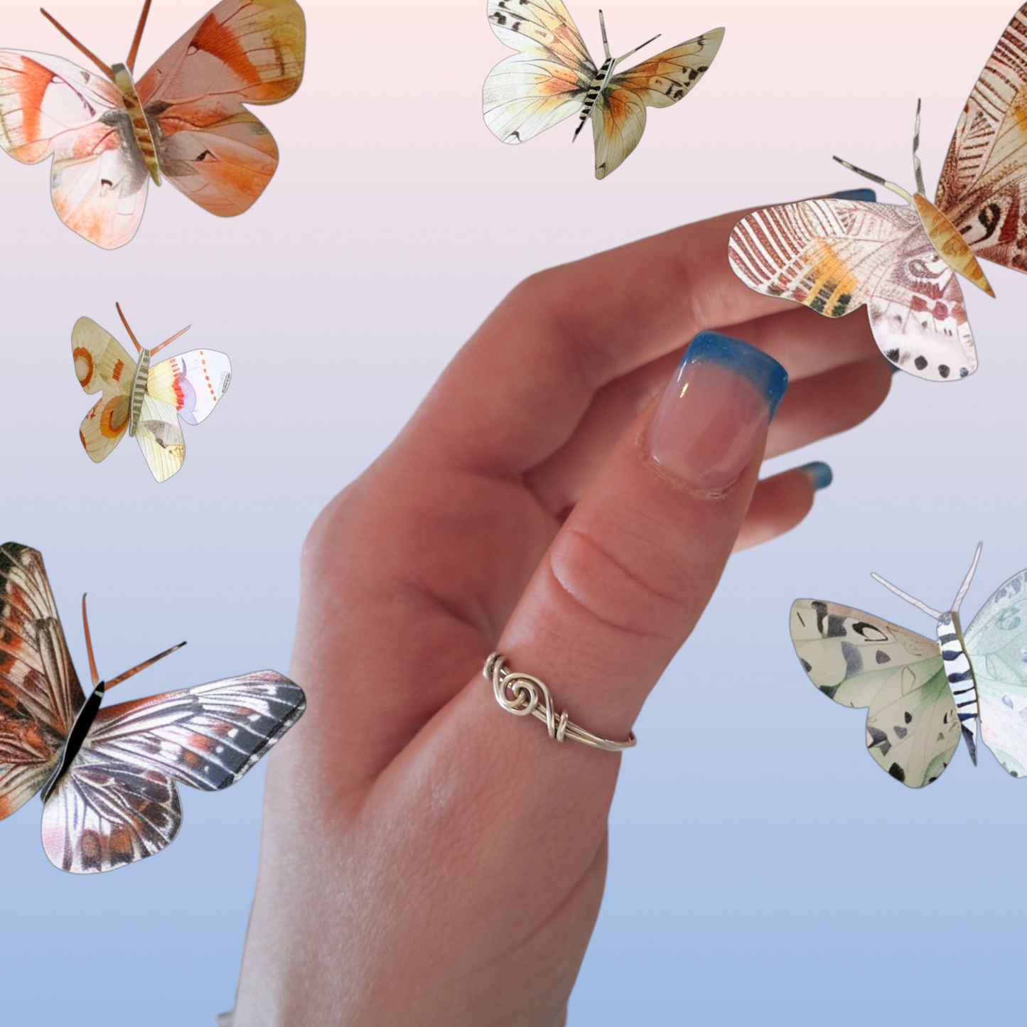 Thumb Ring - Ring Sterling Silver .925 Sizes 4 - 12