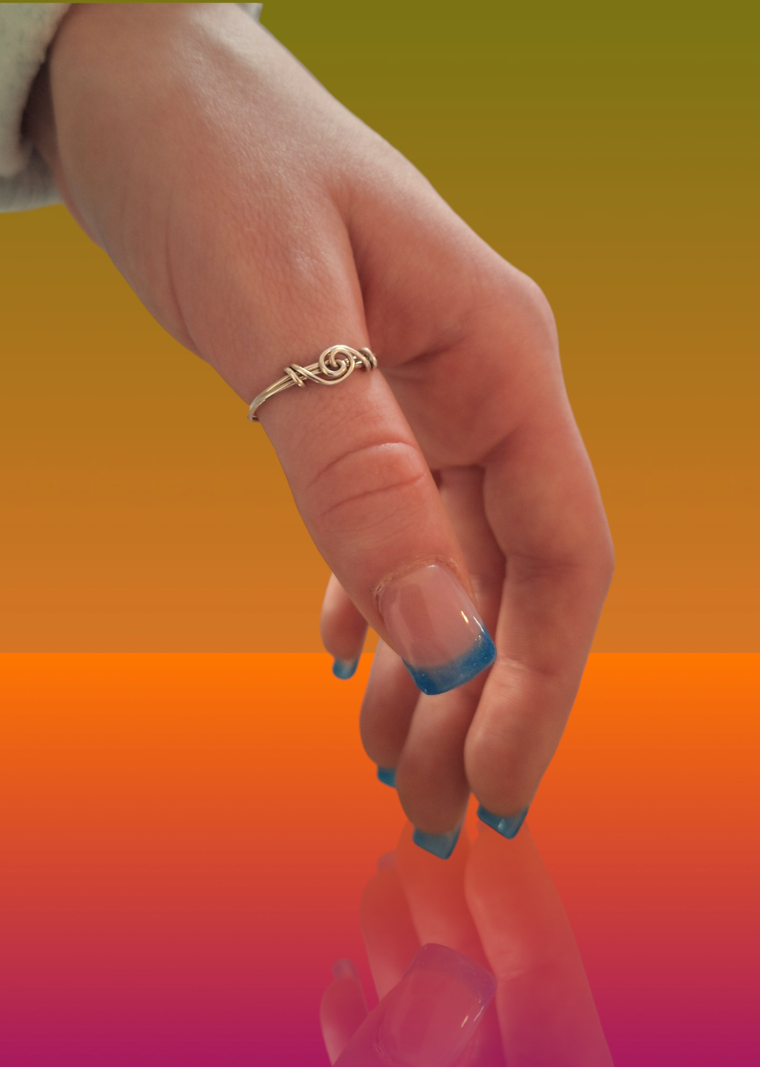 Thumb Ring - Ring 14 kt Gold Filled Ring Sizes 4 - 12