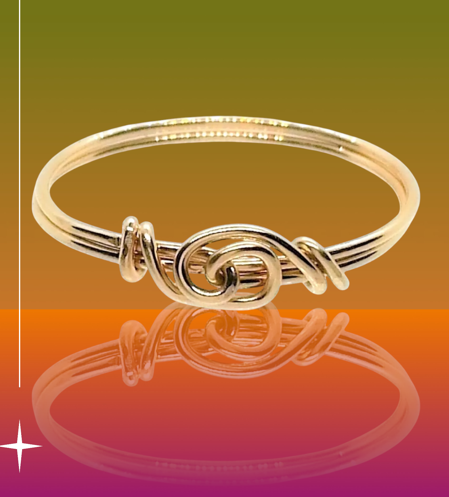 Thumb Ring - Ring 14 kt Gold Filled Ring Sizes 4 - 12