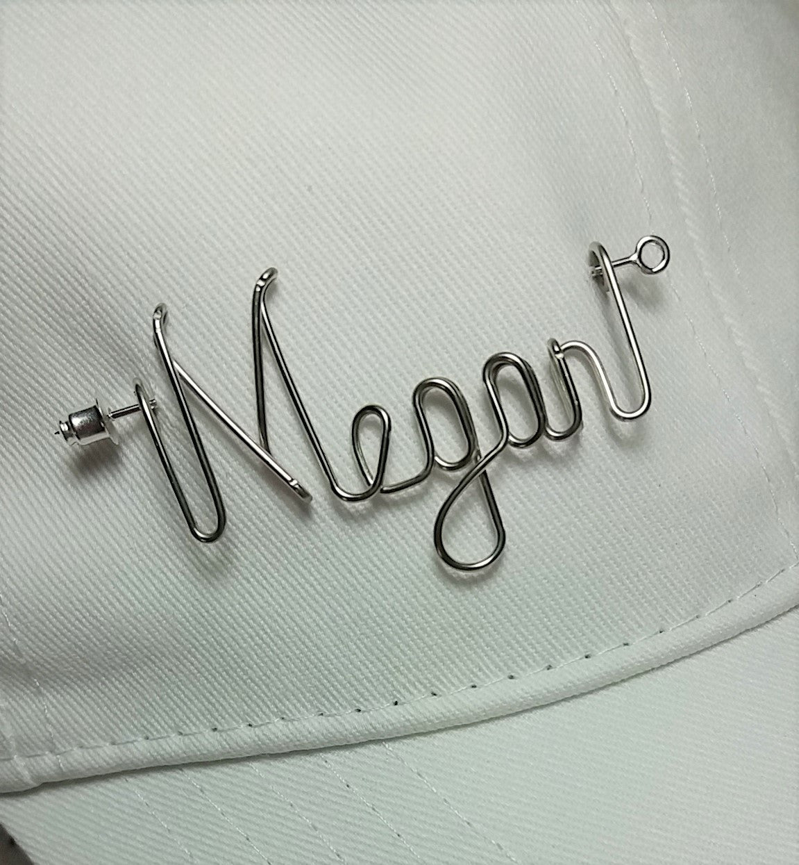 Personalized Hat Pin -Name Pin, Sports Pin - Boyfriend Girlfriend Name Personalized Any Name Club or Nickname