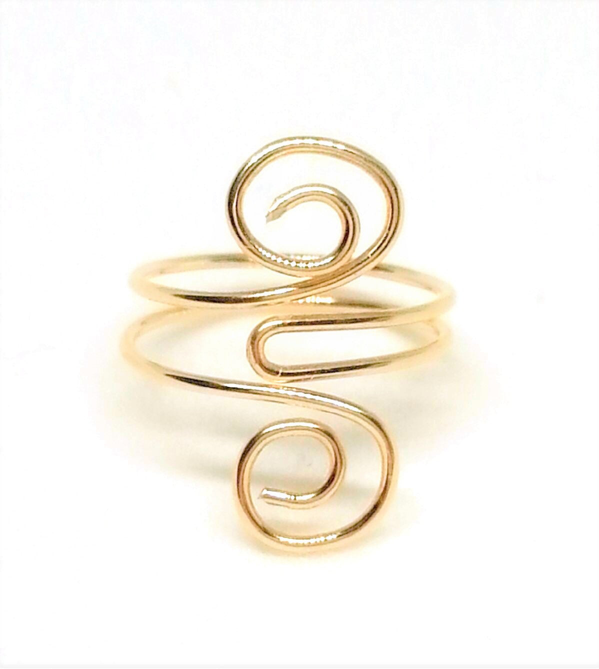 Toe Ring - 14 k Gold Filled or Sterling Silver - Adjustable