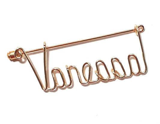 Personalized Hat Pin -Name Pin, Sports Pin - Boyfriend Girlfriend Name Personalized Any Name Club or Nickname