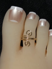 Toe Ring - 14 k Gold Filled - Adjustable